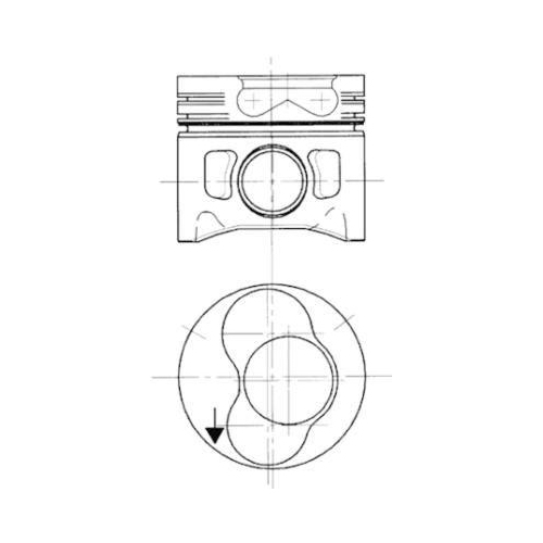 KOLBENSCHMIDT Kolben 94428720