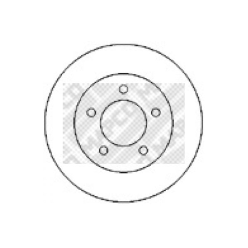 MAPCO Bremsscheibe 15988