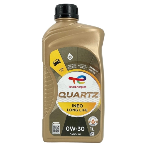 Motor&ouml;l Motoren&ouml;l Total Quartz Ineo Long Life 0W-30 1 Liter Flasche 216246