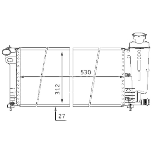 MAHLE K&uuml;hler, Motork&uuml;hlung BEHR CR 467 000S