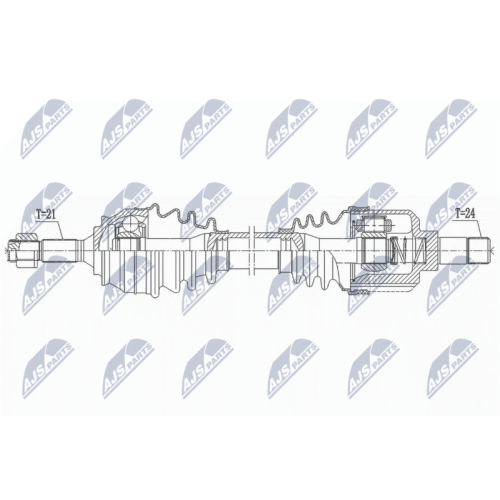 NTY Antriebswelle NPW-CT-137