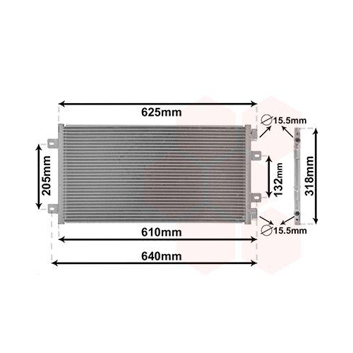 VAN WEZEL Kondensator, Klimaanlage 17005219