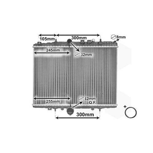 VAN WEZEL K&uuml;hler, Motork&uuml;hlung *** IR PLUS *** 40002198