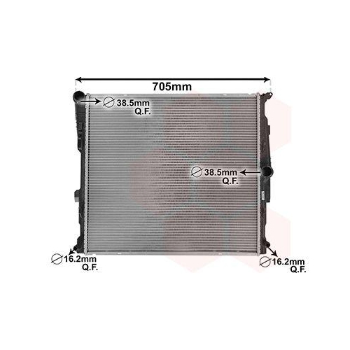 VAN WEZEL K&uuml;hler, Motork&uuml;hlung 06002548