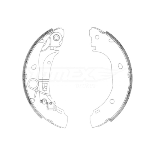 TOMEX Brakes Bremsbackensatz TX 21-31