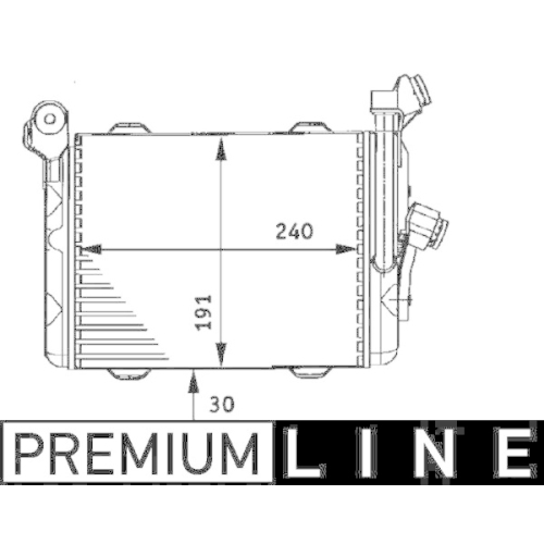 MAHLE Ölkühler, Motoröl BEHR *** PREMIUM LINE *** CLC 33 000P