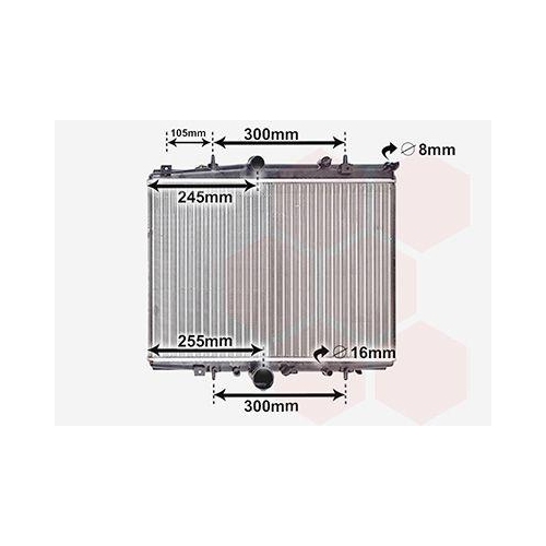 VAN WEZEL K&uuml;hler, Motork&uuml;hlung 40002200