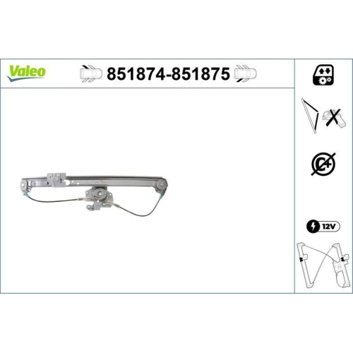VALEO Fensterheber 851874