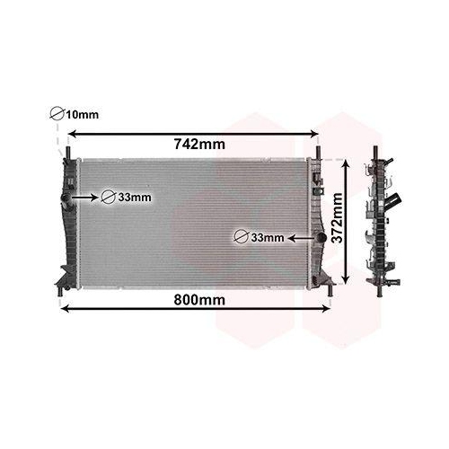 VAN WEZEL K&uuml;hler, Motork&uuml;hlung 18002596