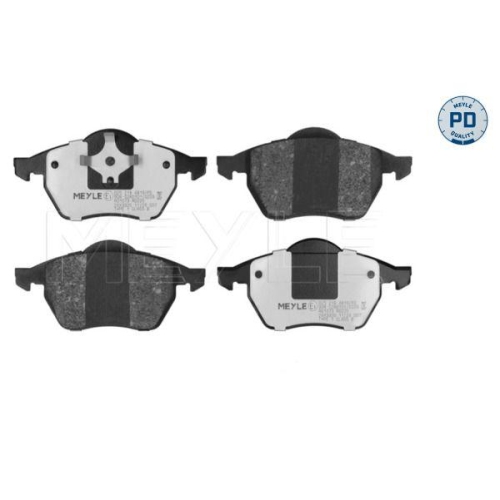MEYLE Bremsbelagsatz, Scheibenbremse MEYLE-PD: Advanced performance and design. 025 218 4819/PD
