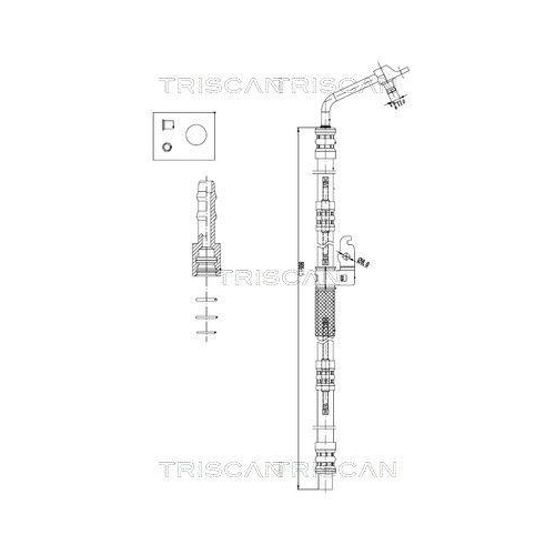 TRISCAN Hydraulikschlauch, Lenkung