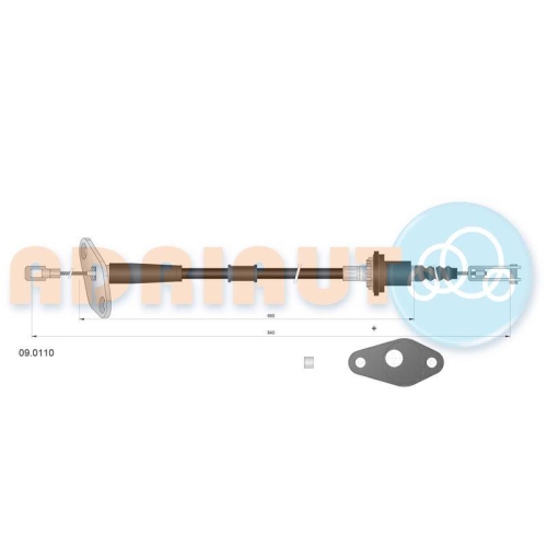 ADRIAUTO Seilzug, Kupplungsbet&auml;tigung 09.0110