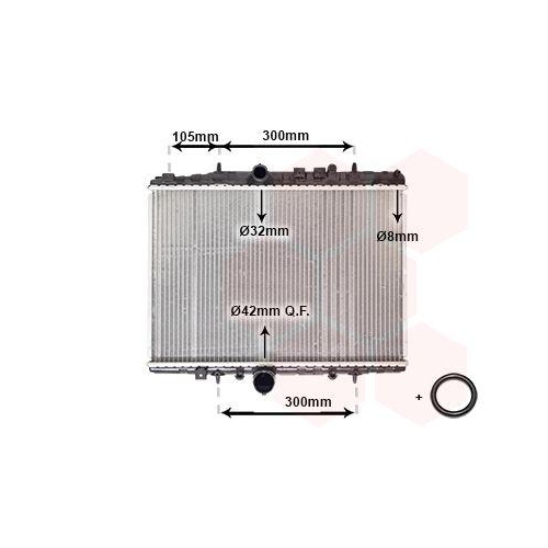 VAN WEZEL K&uuml;hler, Motork&uuml;hlung *** IR PLUS *** 40002208