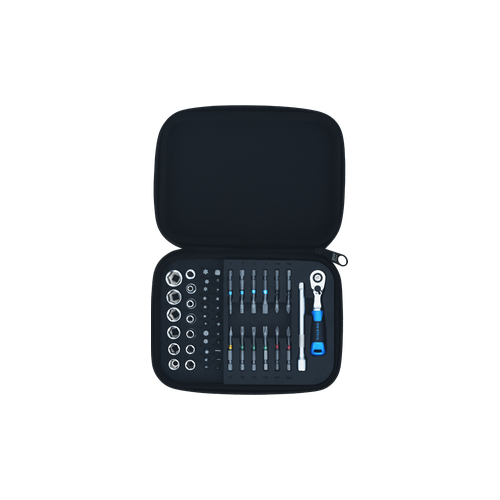 CRAFT BOX Bitsatz, kompakt, 1/4 Zoll 53-teilig SW Stahl 04653L