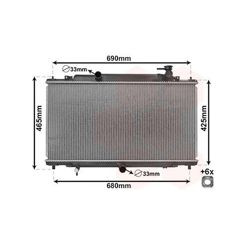 VAN WEZEL K&uuml;hler, Motork&uuml;hlung *** IR PLUS *** 27002280
