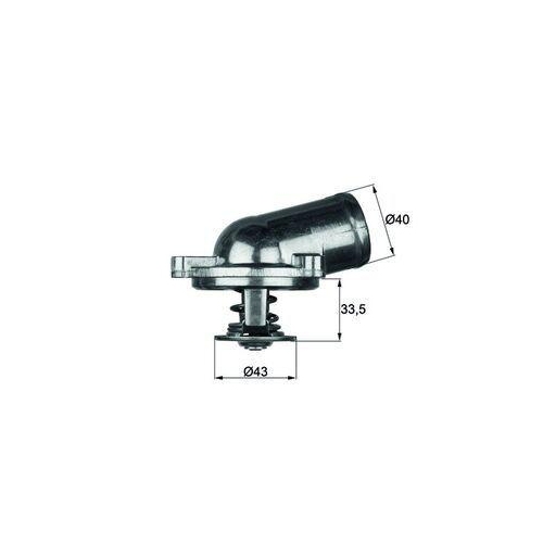 MAHLE Thermostat, K&uuml;hlmittel BEHR TI 22 79