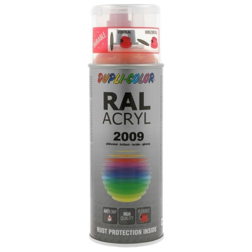 Lackspray Spr&uuml;hlack 400ml RAL 2009 verk.orange gl&auml;nzend 556289 DUPLI COLOR
