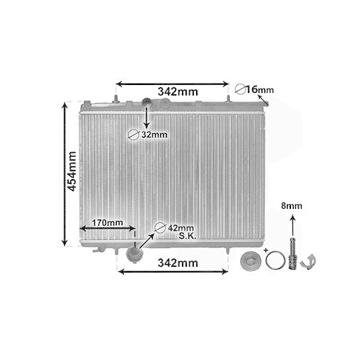 VAN WEZEL K&uuml;hler, Motork&uuml;hlung *** IR PLUS *** 40002210