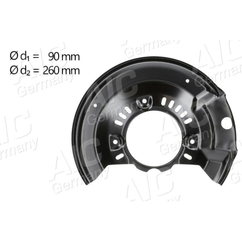 AIC Spritzblech, Bremsscheibe Original AIC Quality 58106