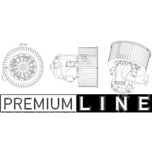 MAHLE Innenraumgebläse BEHR *** PREMIUM LINE *** AB 150 000P