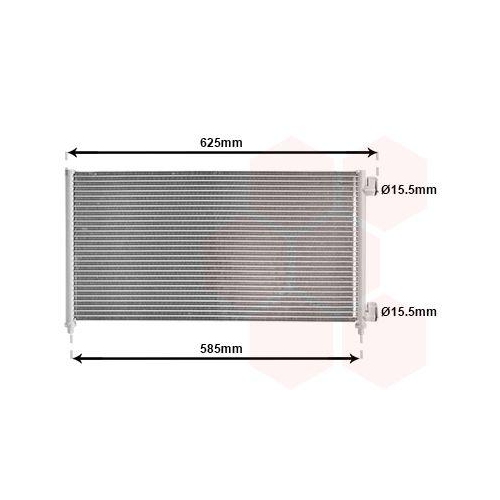 VAN WEZEL Kondensator, Klimaanlage 17005256