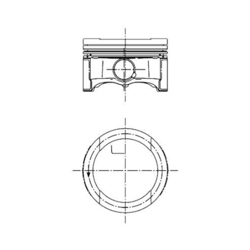 KOLBENSCHMIDT Kolben 99792600