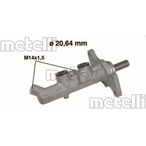 METELLI Hauptbremszylinder 05-0593