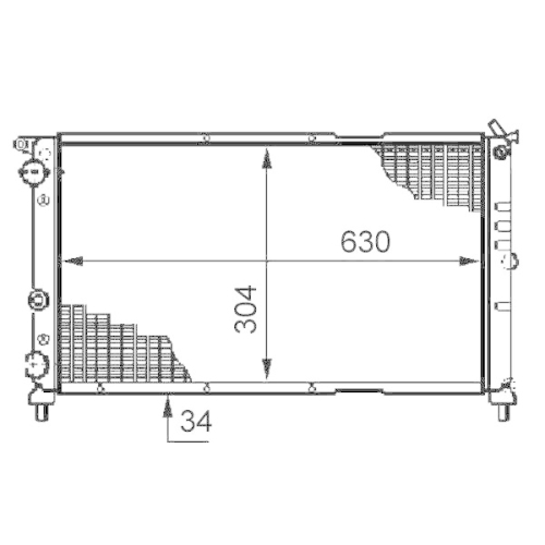 MAHLE K&uuml;hler, Motork&uuml;hlung BEHR CR 489 000S