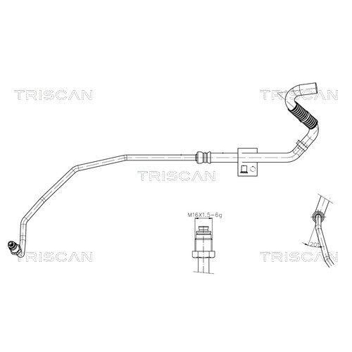 TRISCAN Hydraulikschlauch, Lenkung