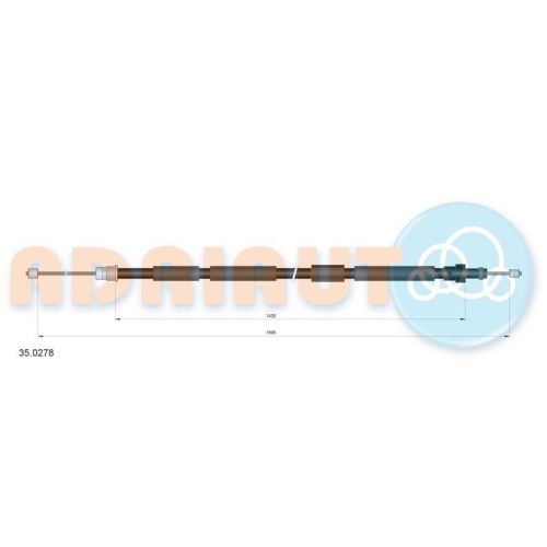 ADRIAUTO Seilzug, Feststellbremse 35.0278