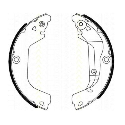 TEXTAR Bremsbackensatz 91079100