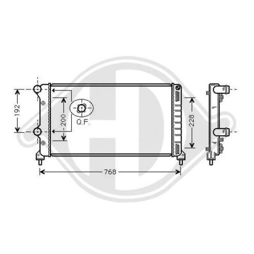DIEDERICHS K&uuml;hler, Motork&uuml;hlung DIEDERICHS Climate DCM1961