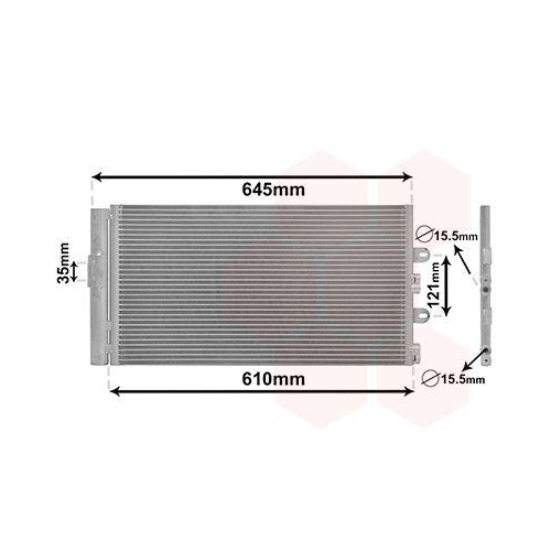 VAN WEZEL Kondensator, Klimaanlage 17005298