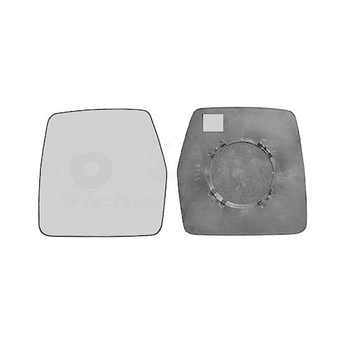 VAN WEZEL Spiegelglas, Au&szlig;enspiegel * HAGUS * 1610833