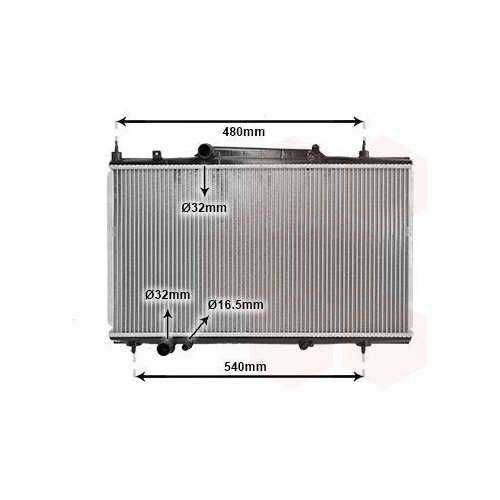 VAN WEZEL K&uuml;hler, Motork&uuml;hlung 40002230