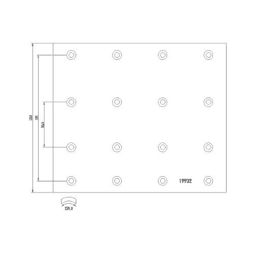 TEXTAR Bremsbelagsatz, Trommelbremse 1993204