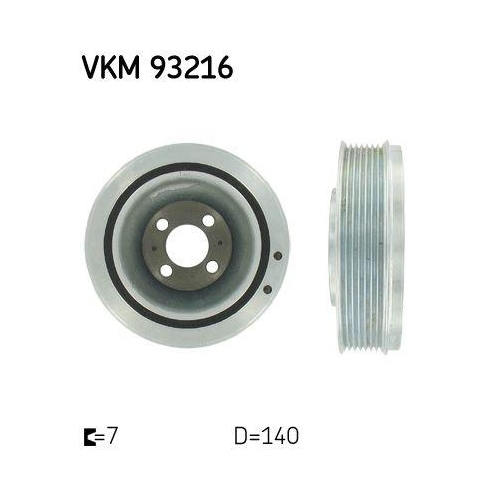 SKF Riemenscheibe, Kurbelwelle VKM 93216