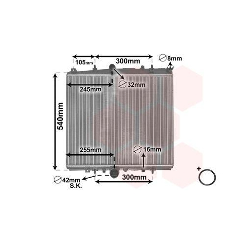 VAN WEZEL K&uuml;hler, Motork&uuml;hlung *** IR PLUS *** 40002237