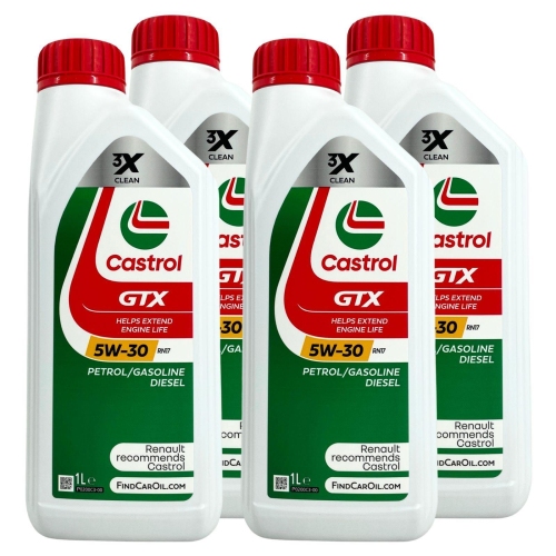 CASTROL GTX RN17 5W-30 4 Liter Motor&ouml;l Synthetisch 226.52 RN17 &Ouml;l Motoren&ouml;l