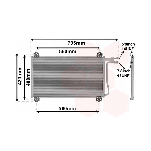 VAN WEZEL Kondensator, Klimaanlage 30005219