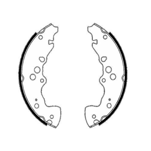 TEXTAR Bremsbackensatz 91083600