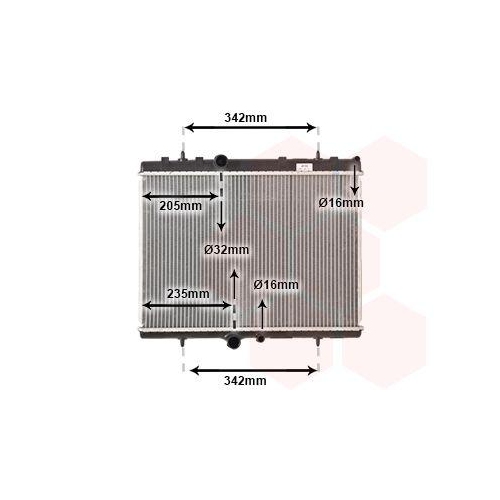 VAN WEZEL K&uuml;hler, Motork&uuml;hlung 40002241