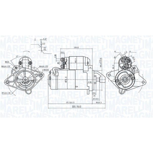 MAGNETI MARELLI Starter 063721415010