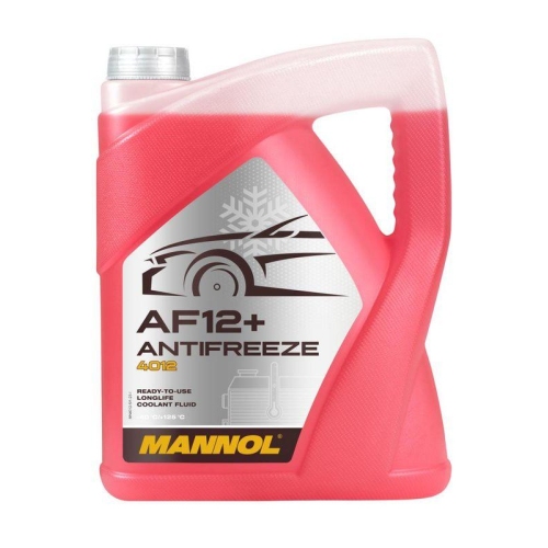 Mannol Antifreeze K&uuml;hlerfrostschutz AF12+ (-40 &deg;C) Longlife 5 Liter MN4012-5