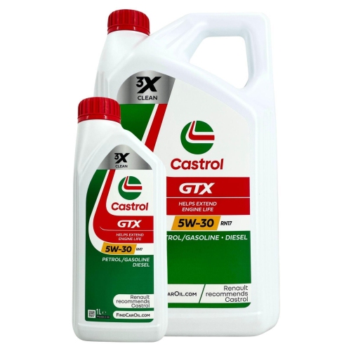 CASTROL GTX RN17 5W-30 - 6 Liter Motor&ouml;l Synthetisch 229.52 RN17 &Ouml;l Motoren&ouml;l