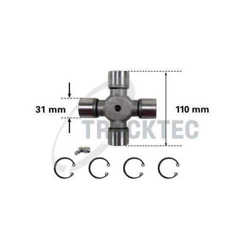 TRUCKTEC AUTOMOTIVE Gelenk, Gelenkwelle 01.34.038