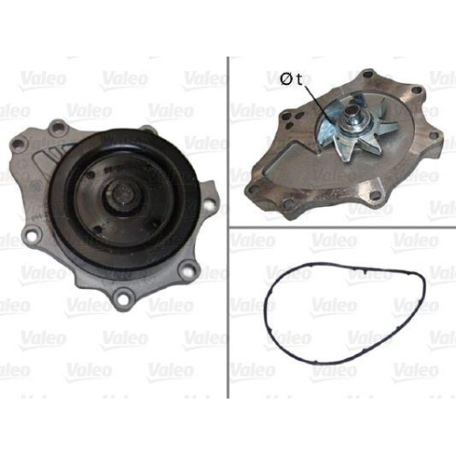 VALEO Wasserpumpe, Motork&uuml;hlung 506905