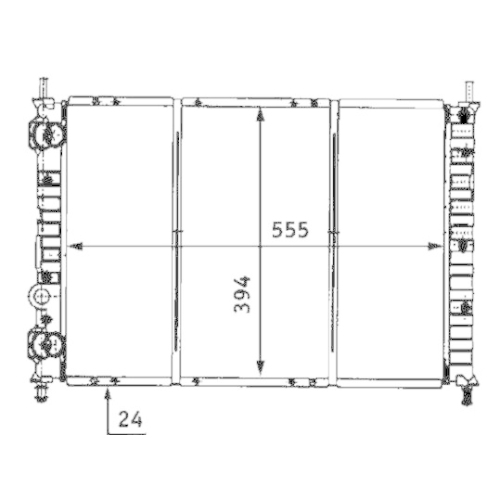MAHLE K&uuml;hler, Motork&uuml;hlung BEHR CR 525 000S