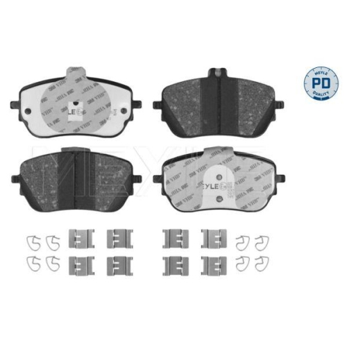 MEYLE Bremsbelagsatz, Scheibenbremse MEYLE-PD: Advanced performance and design. 025 229 8819/PD