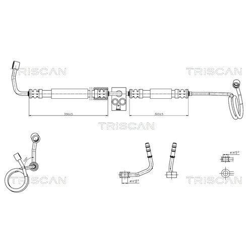 TRISCAN Hydraulikschlauch, Lenkung